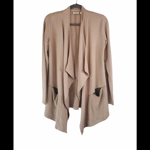 LOGO by Lori Goldstein Sweaters - Logo by Lori Goldstein Lounge Dusty Pink Flowy Cardigan Size XXS